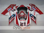 Injection Fairing kit for 07-09 Ducati 1098 - Red, White - Xerox #OYO87902270
