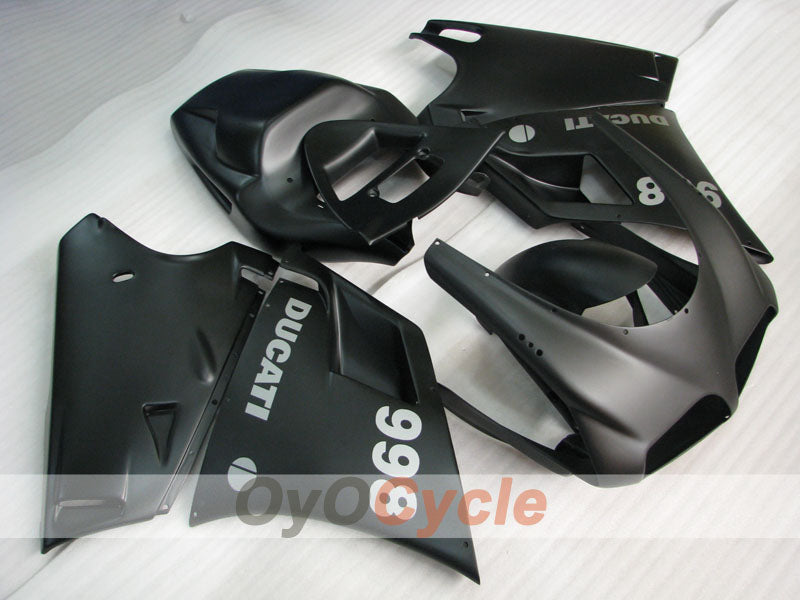 Injection Fairing kit for 02-04 Ducati 998 - Black, Matte - Factory Style #OYO87902282