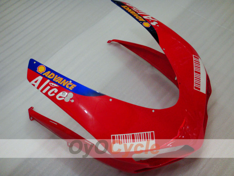 Injection Fairing kit for 07-09 Ducati 1098 - Red, Black - Alice #OYO87902285