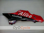 Injection Fairing kit for 07-09 Ducati 1098 - Red, Black - Alice #OYO87902285