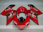 Injection Fairing kit for 07-09 Ducati 1098 - Red, Black - Alice #OYO87902285