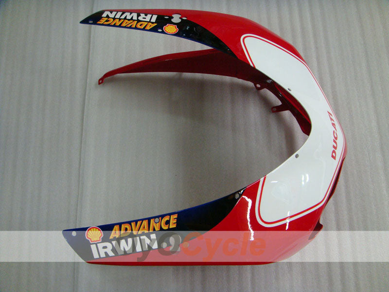 Injection Fairing kit for 07-09 Ducati 1098 - Red, White - INFO STRADA #OYO87902297