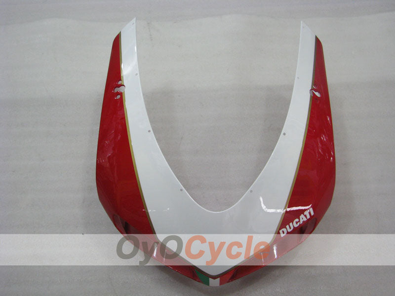 Injection Fairing kit for 07-09 Ducati 1098 - White, Black - Factory Style #OYO87902316