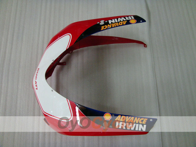 Injection Fairing kit for 09-11 Ducati 1198 - Red, Black - INFO STRADA #OYO87902338