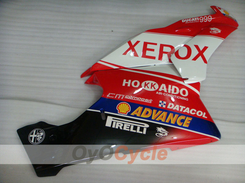 Injection Fairing kit for 03-04 Ducati 999 - Red, White - Xerox #OYO87902365
