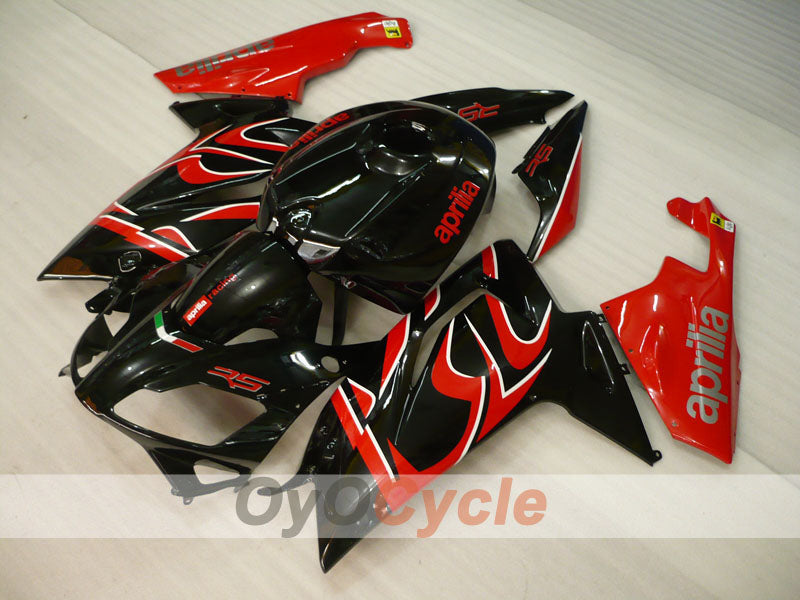 Fairing kit for 06-10 Aprilia RS125 - Red, Black - Factory Style #OYO87902409 Main image