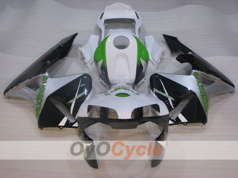 Injection Fairing kit for 03-04 CBR600RR - White, Black - HANN Spree #OYO87902522 Secondary image