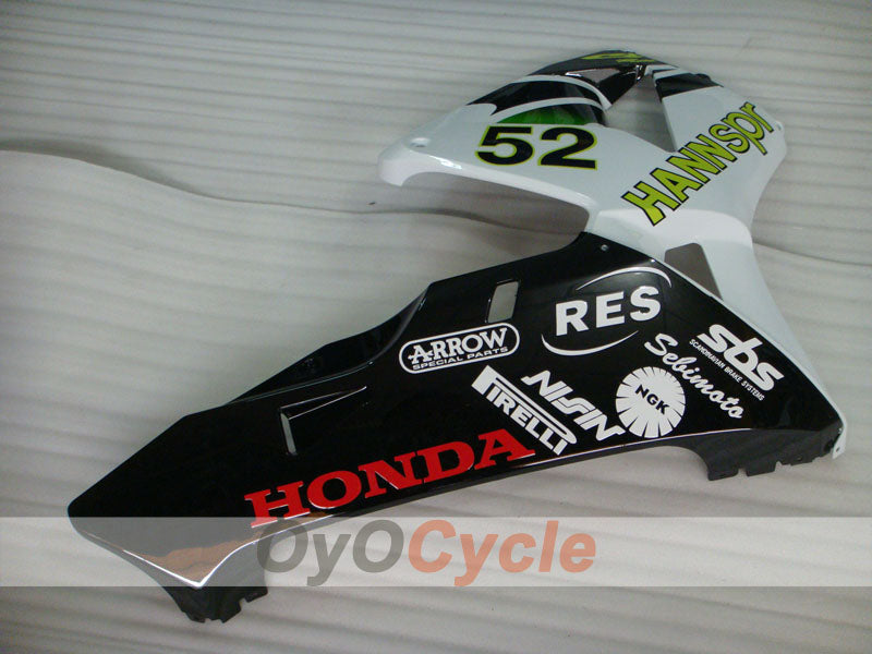 Injection Fairing kit for 03-04 CBR600RR - White, Black - HANN Spree #OYO87902524