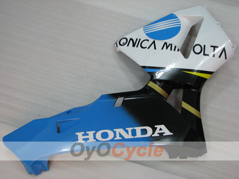 Injection Fairing kit for 03-04 CBR600RR - White, Black - Konica Minolta #OYO87902527