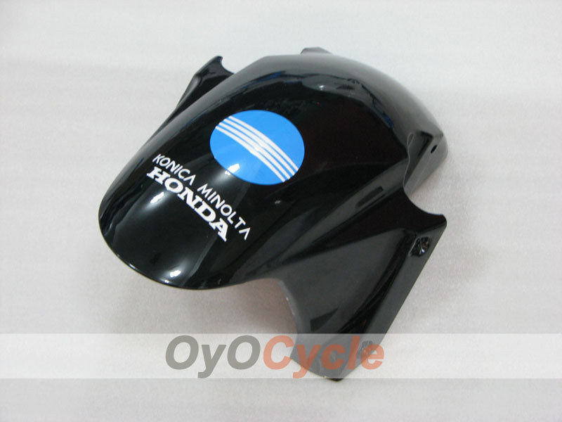 Injection Fairing kit for 03-04 CBR600RR - White, Black - Konica Minolta #OYO87902527