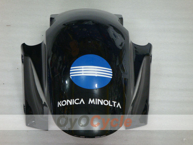 Injection Fairing kit for 03-04 CBR600RR - White, Black - Konica Minolta #OYO87902530