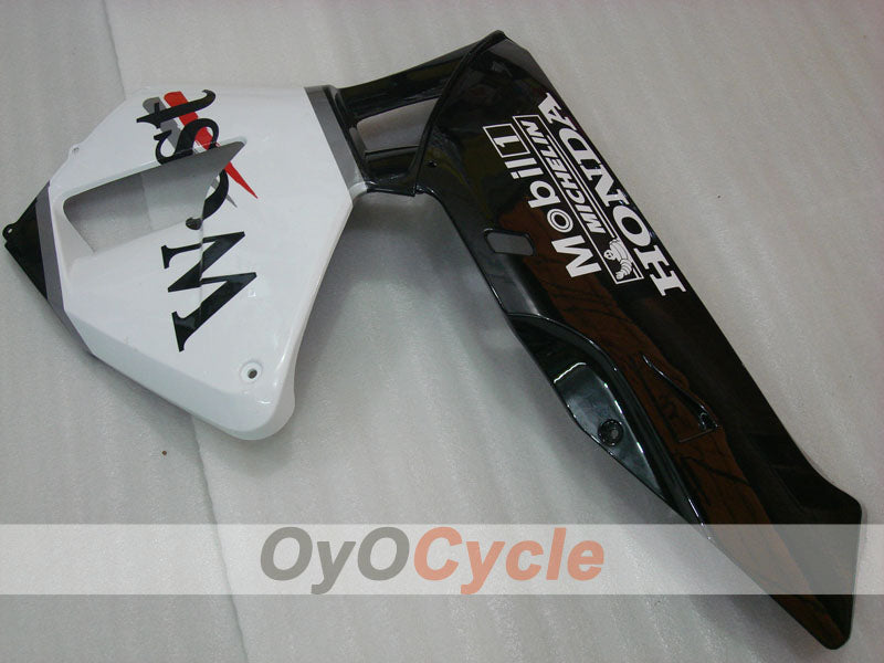 Injection Fairing kit for 03-04 CBR600RR - White, Black - West #OYO87902559