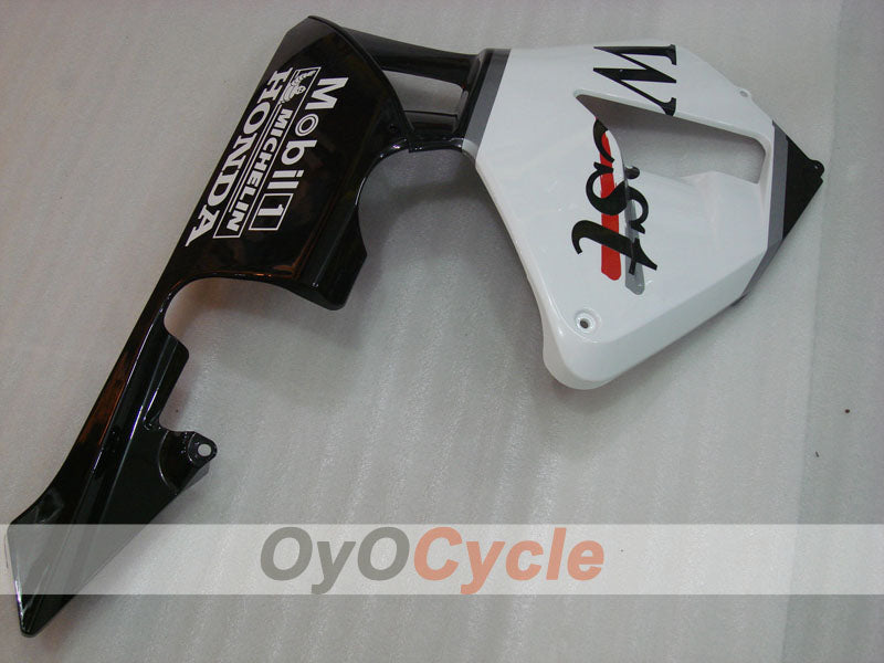 Injection Fairing kit for 03-04 CBR600RR - White, Black - West #OYO87902559