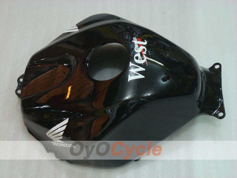 Injection Fairing kit for 03-04 CBR600RR - White, Black - West #OYO87902559