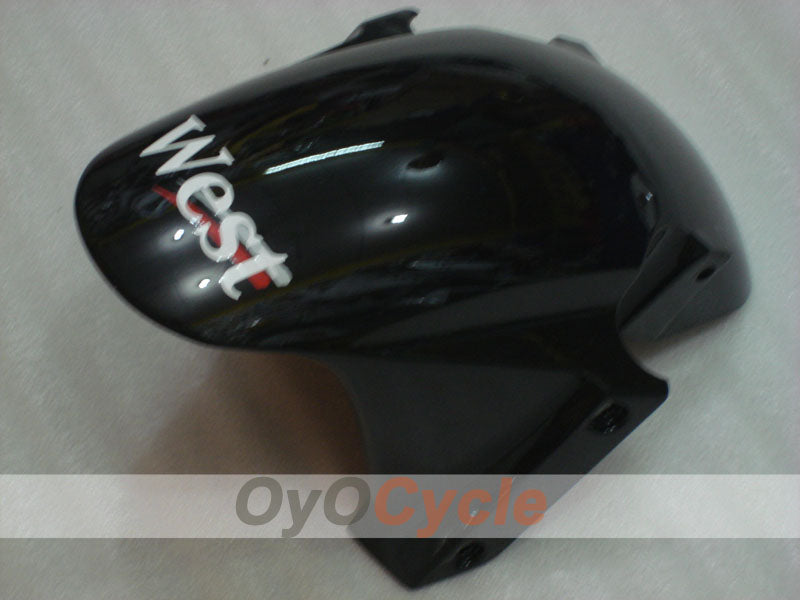 Injection Fairing kit for 03-04 CBR600RR - White, Black - West #OYO87902559