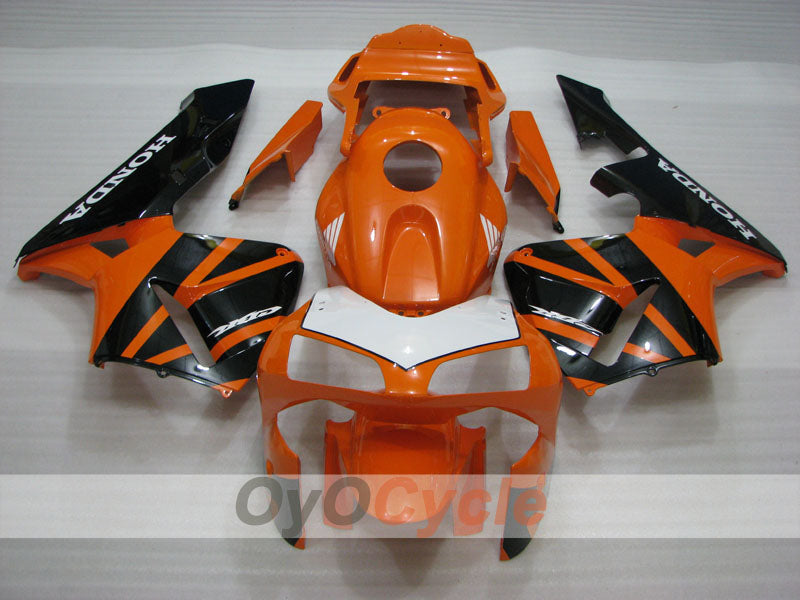 Injection Fairing kit for 03-04 CBR600RR - Orange, Black - Factory Style #OYO87902568
