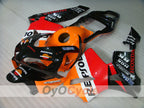 Injection Fairing kit for 03-04 CBR600RR - Orange, Black - Repsol #OYO87902585