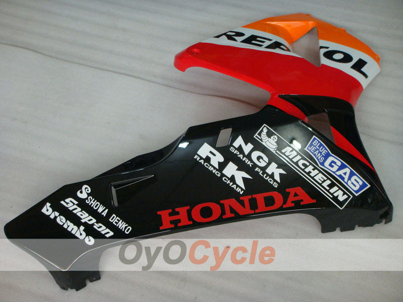 Injection Fairing kit for 03-04 CBR600RR - Orange, Black - Repsol #OYO87902585