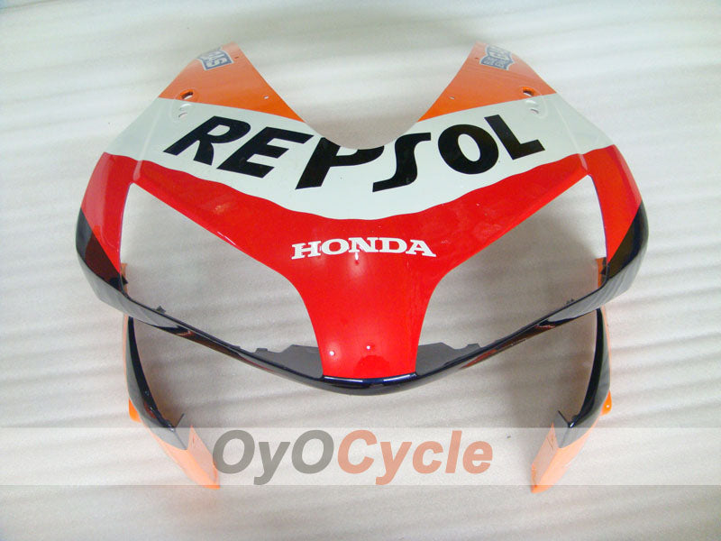 Injection Fairing kit for 03-04 CBR600RR - Red, Yellow - Repsol #OYO87902588