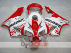 Injection Fairing kit for 03-04 CBR600RR - Red, White - PRAMAC #OYO87902594