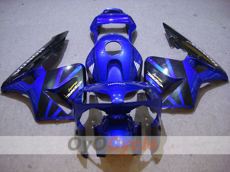 Injection Fairing kit for 03-04 CBR600RR - Blue, Black - Factory Style #OYO87902598 Secondary image