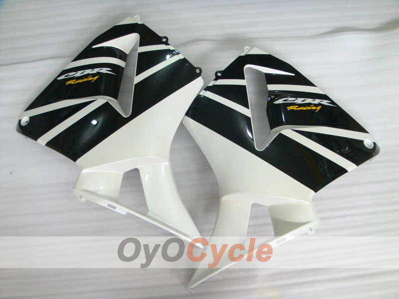 Injection Fairing kit for 03-04 CBR600RR - White, Black - Factory Style #OYO87902600