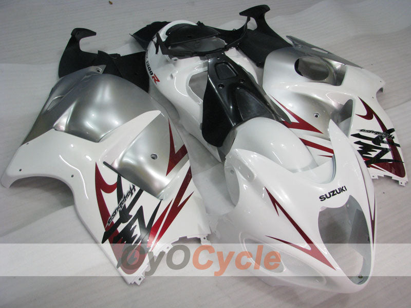 Injection Fairing kit for 99-07 GSXR1300 Hayabusa - White, Silver - Factory Style #OYO87902682 Secondary image