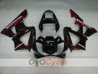 Injection Fairing kit for 00-01 CBR900RR 929 - Red, Black - Flame #OYO87902701