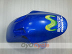 Injection Fairing kit for 00-01 CBR900RR 929 - Yellow, Blue - Movistar #OYO87902710