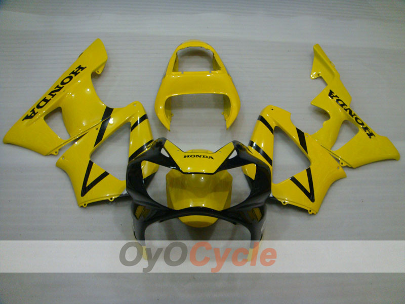 Injection Fairing kit for 00-01 CBR900RR 929 - Yellow, Black - Factory Style #OYO87902716