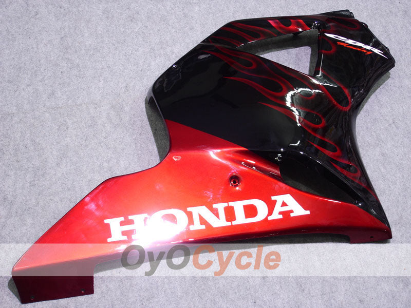 Injection Fairing kit for 02-03 CBR900RR 954 - Red, Black - Flame #OYO87902730