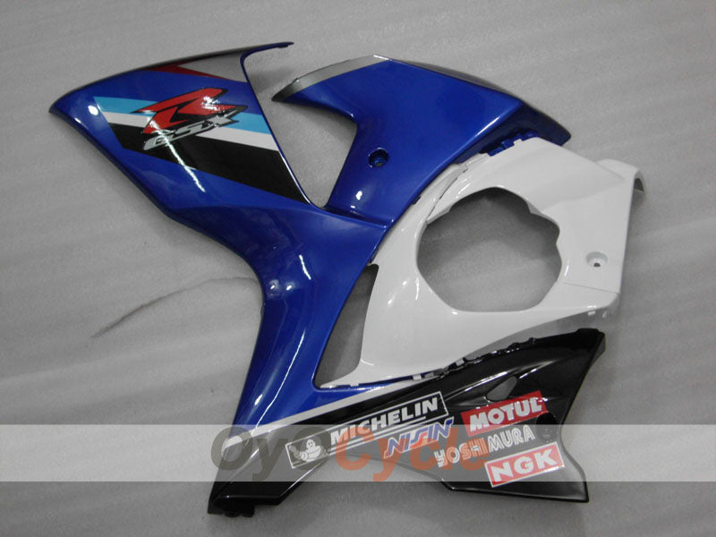 Injection Fairing kit for 09-16 GSX R1000 - Blue, White - Factory Style #OYO87902875