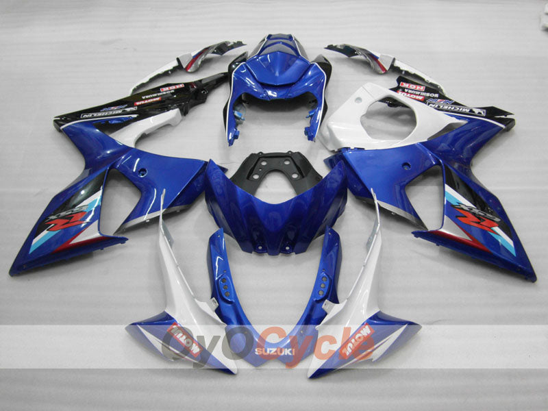 Injection Fairing kit for 09-16 GSX R1000 - Blue, White - Factory Style #OYO87902875