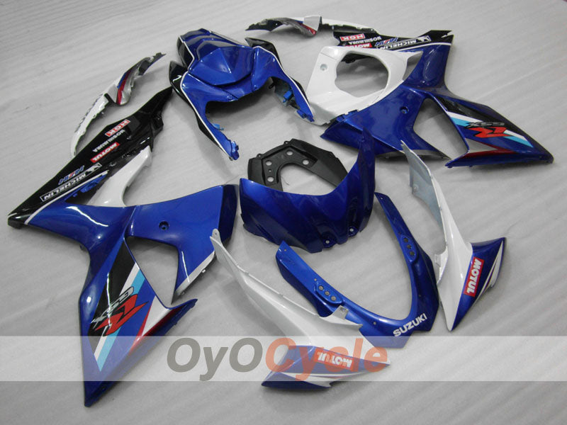 Injection Fairing kit for 09-16 GSX R1000 - Blue, White - Factory Style #OYO87902875