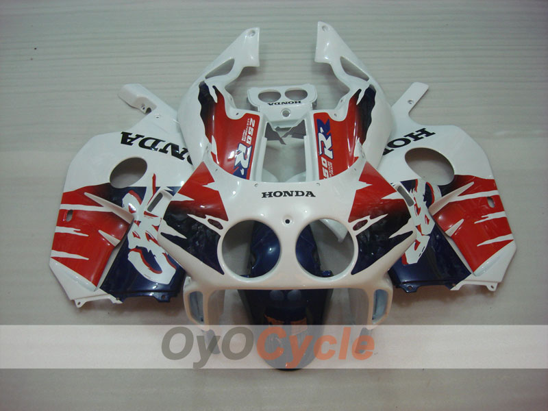Injection Fairing kit for 90-94 CBR250RR - Red, White - Fireblade #OYO87902938 Main image