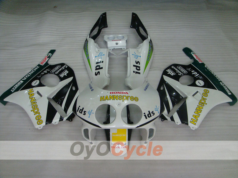 Injection Fairing kit for 90-94 CBR250RR - White, Black - HANN Spree #OYO87902952