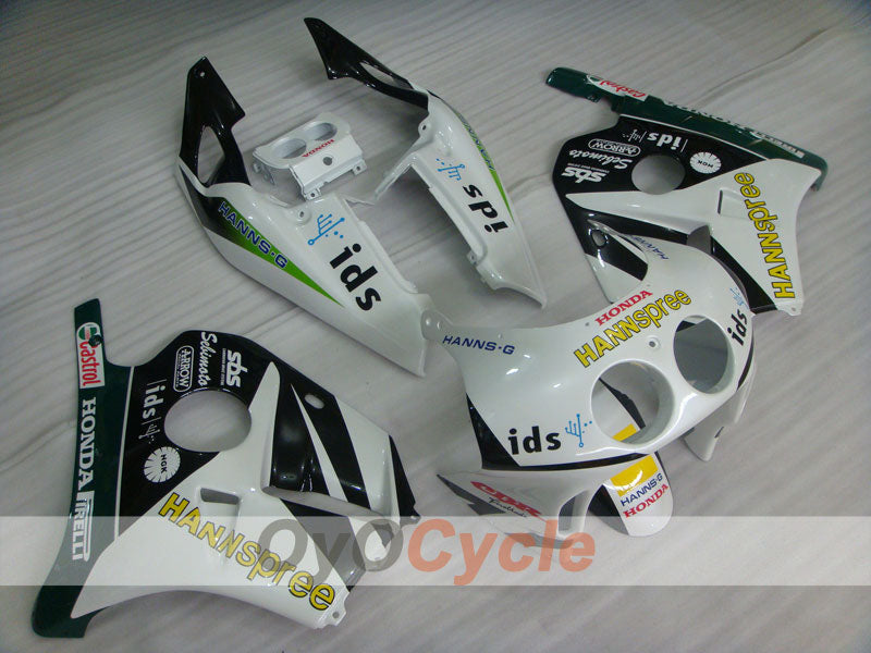 Injection Fairing kit for 90-94 CBR250RR - White, Black - HANN Spree #OYO87902952