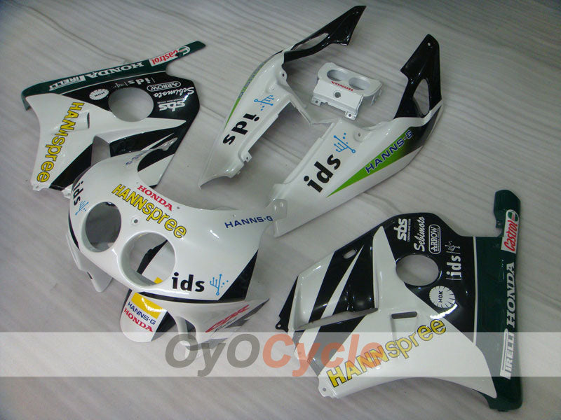 Injection Fairing kit for 90-94 CBR250RR - White, Black - HANN Spree #OYO87902952