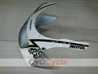Fairing kit for 96-99 Suzuki GSXR750 - White, Black - Corona, MOTUL #OYO87902989