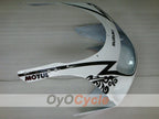 Fairing kit for 96-99 Suzuki GSXR750 - White, Black - Corona, MOTUL #OYO87902989