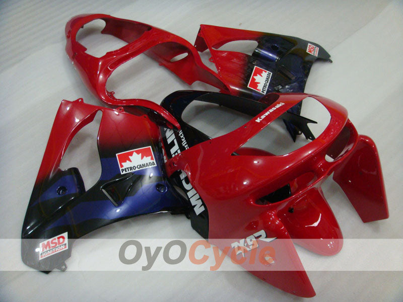 Fairing kit for 98-99 NINJA ZX-9R - Red, Black - Factory Style #OYO87903018