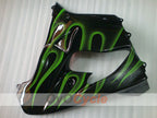 Fairing kit for 00-01 NINJA ZX-9R - Green, Black - Flame #OYO87903026
