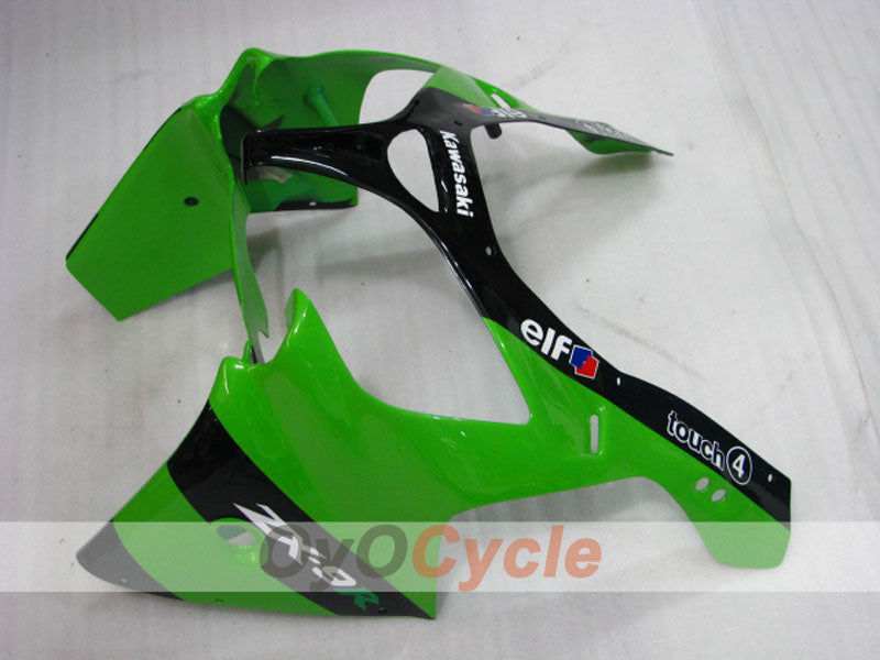 Fairing kit for 00-01 NINJA ZX-9R - Green, Black - Monster #OYO87903031