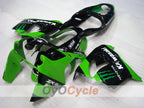 Fairing kit for 00-01 NINJA ZX-9R - Green, Black - Monster #OYO87903031