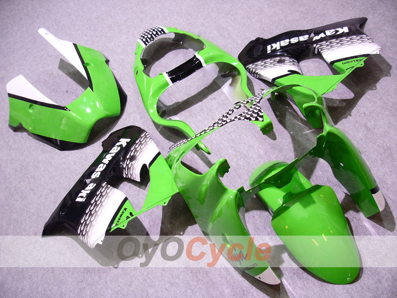 Fairing kit for 00-01 NINJA ZX-9R - Green, Black - Nakano #OYO87903035
