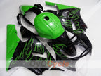 Injection Fairing kit for 00-01 NINJA ZX-12R - Green, Black - Flame #OYO87903057