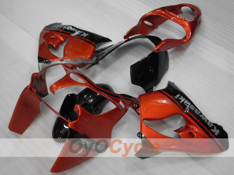 Fairing kit for 00-01 NINJA ZX-9R - Orange, Black - Factory Style #OYO87906058 Secondary image