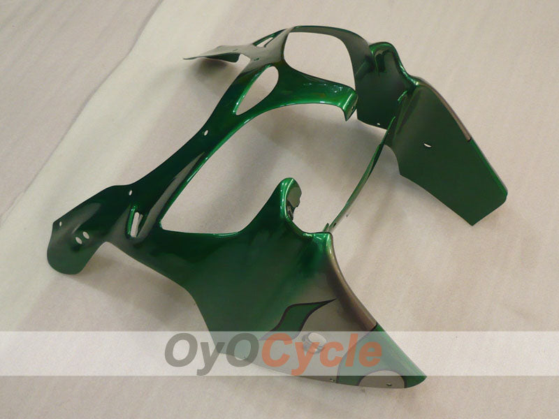 Fairing kit for 00-01 NINJA ZX-9R - Green, Silver - Flame #OYO87906059