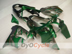 Fairing kit for 00-01 NINJA ZX-9R - Green, Silver - Flame #OYO87906059