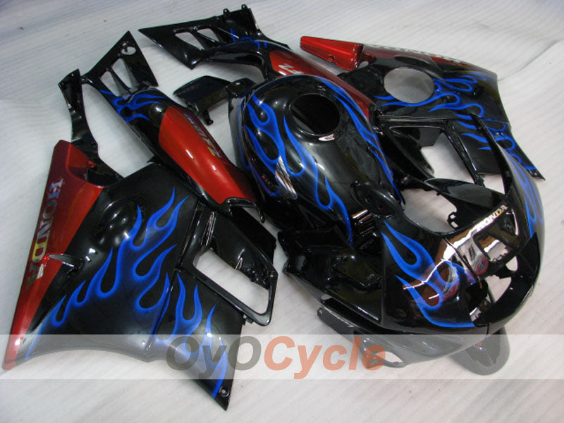 Fairing kit for 91-94 Honda CBR600 F2 - Blue, Black - Flame #OYO87903061